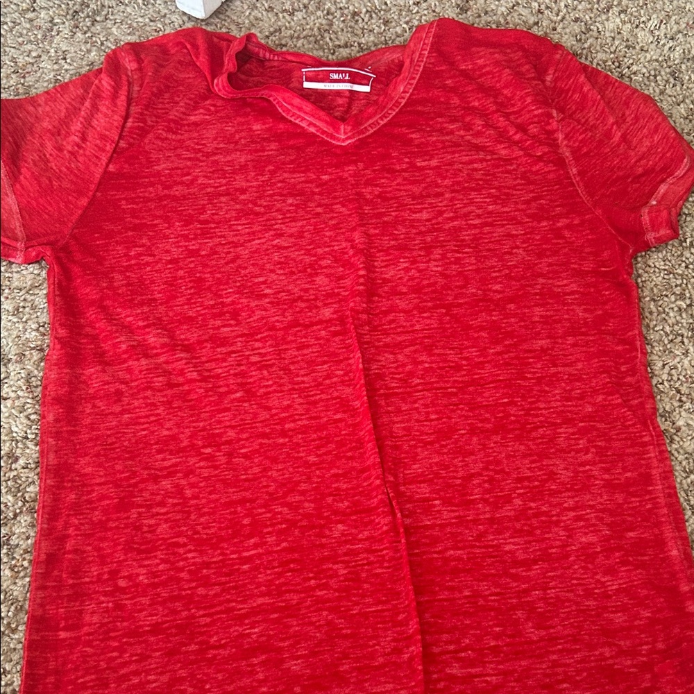BKE Red Short Sleeve Tee